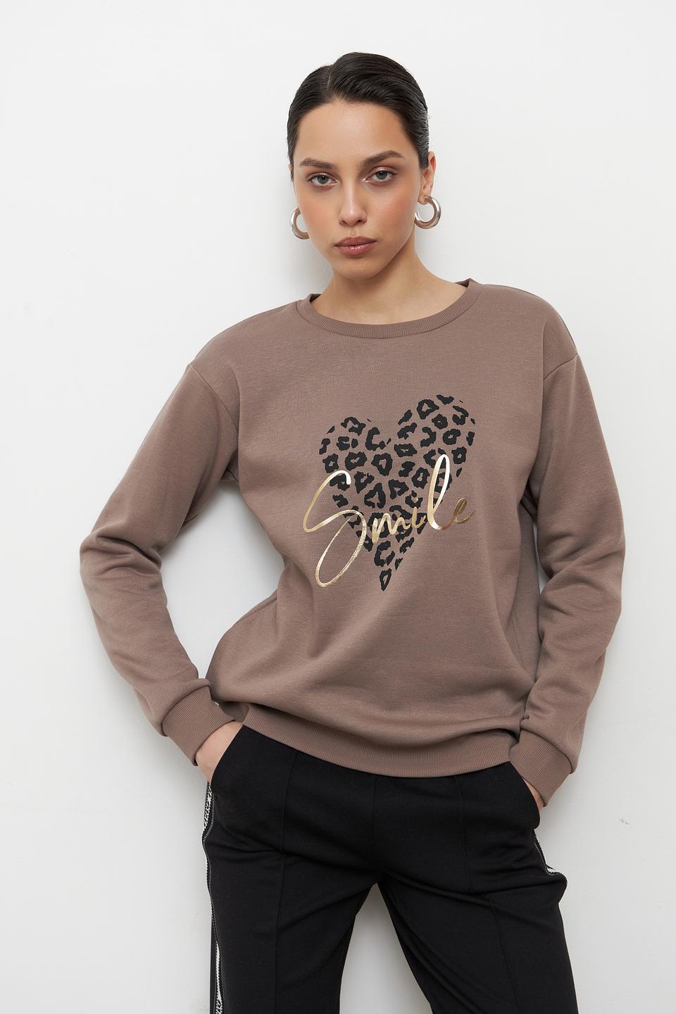 Пуловер Broadway с принтом "Smile"