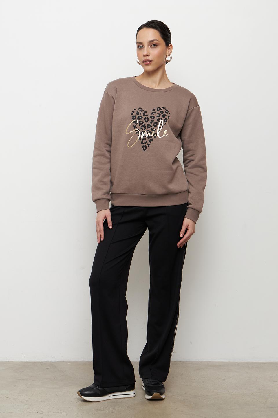 Пуловер Broadway с принтом "Smile"