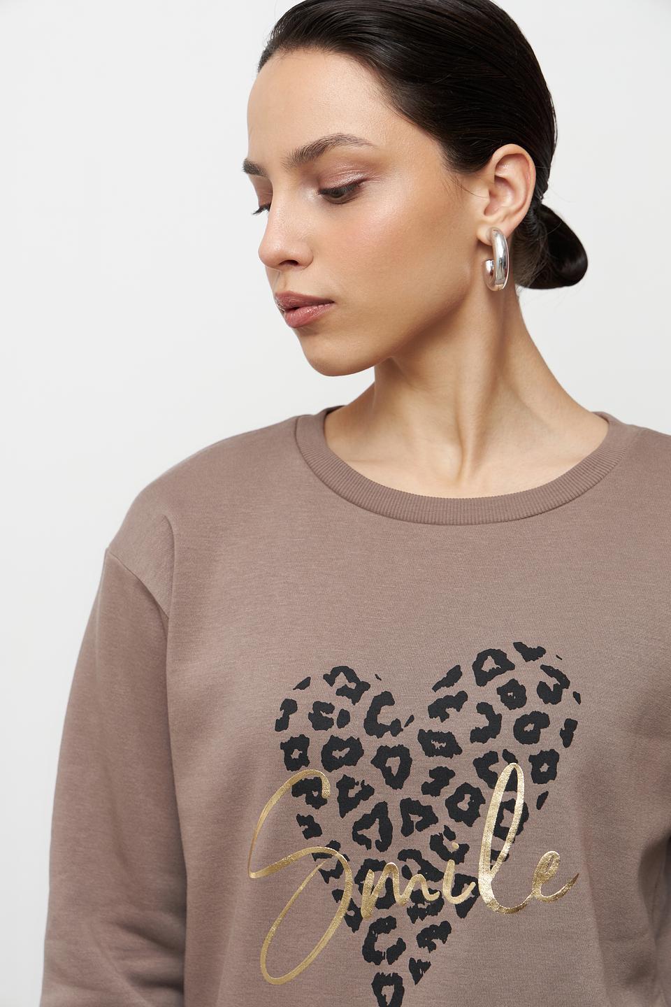 Пуловер Broadway с принтом "Smile"