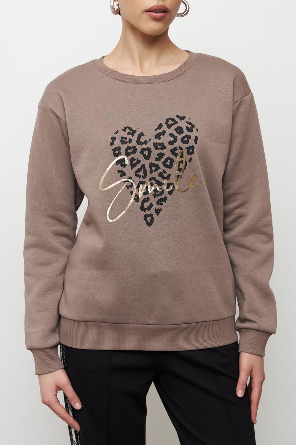 Пуловер Broadway с принтом "Smile"