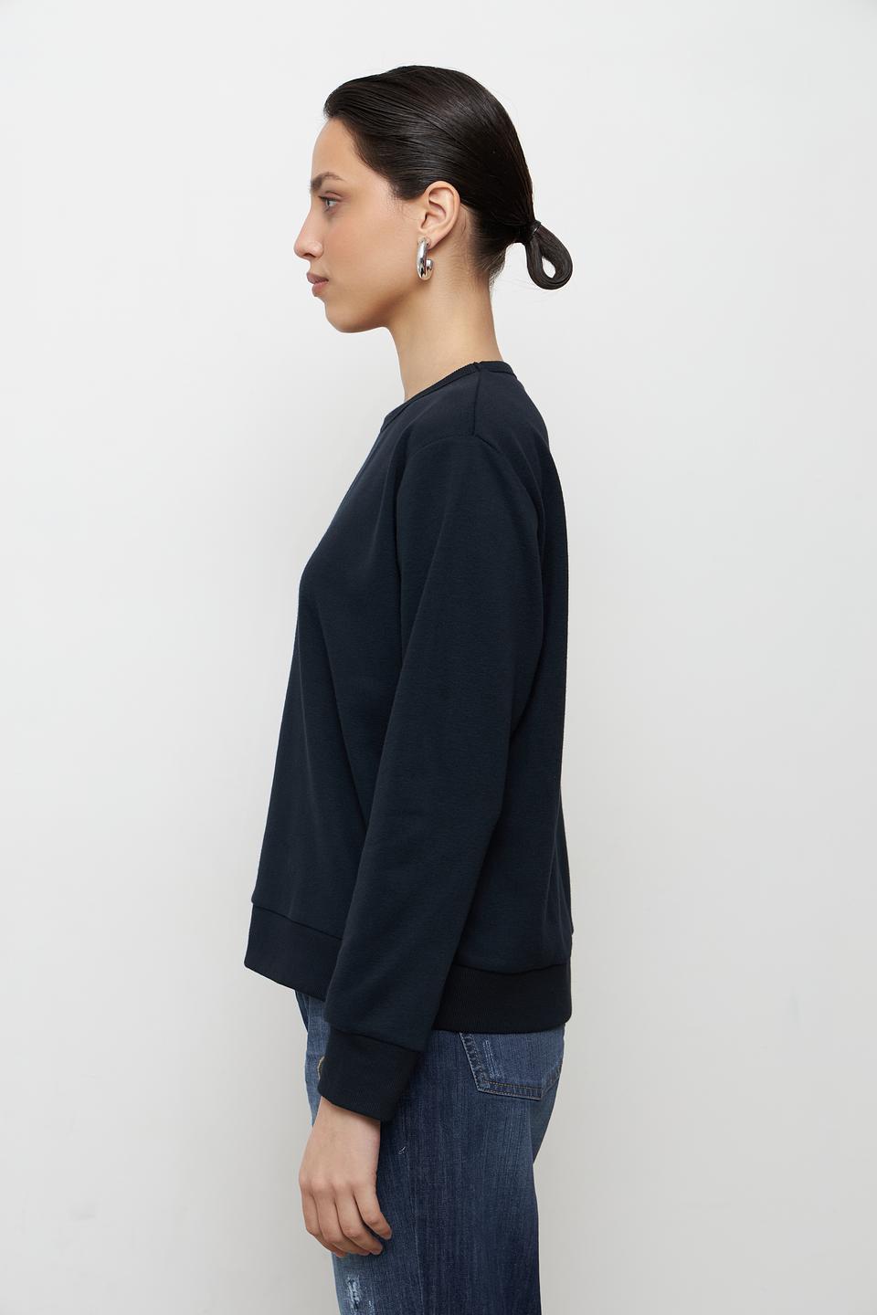 Пуловер Broadway с принтом чёрный