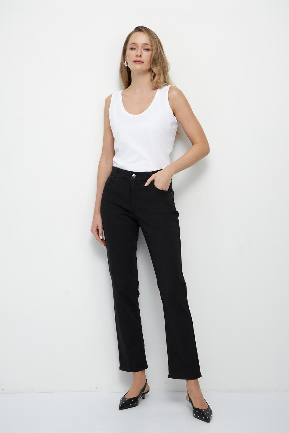 Топ Clarina базовый белый