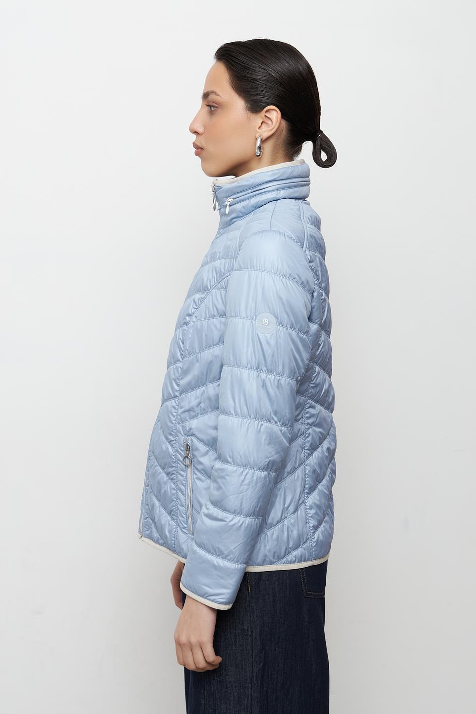 Куртка Lebek стеганая голубая
