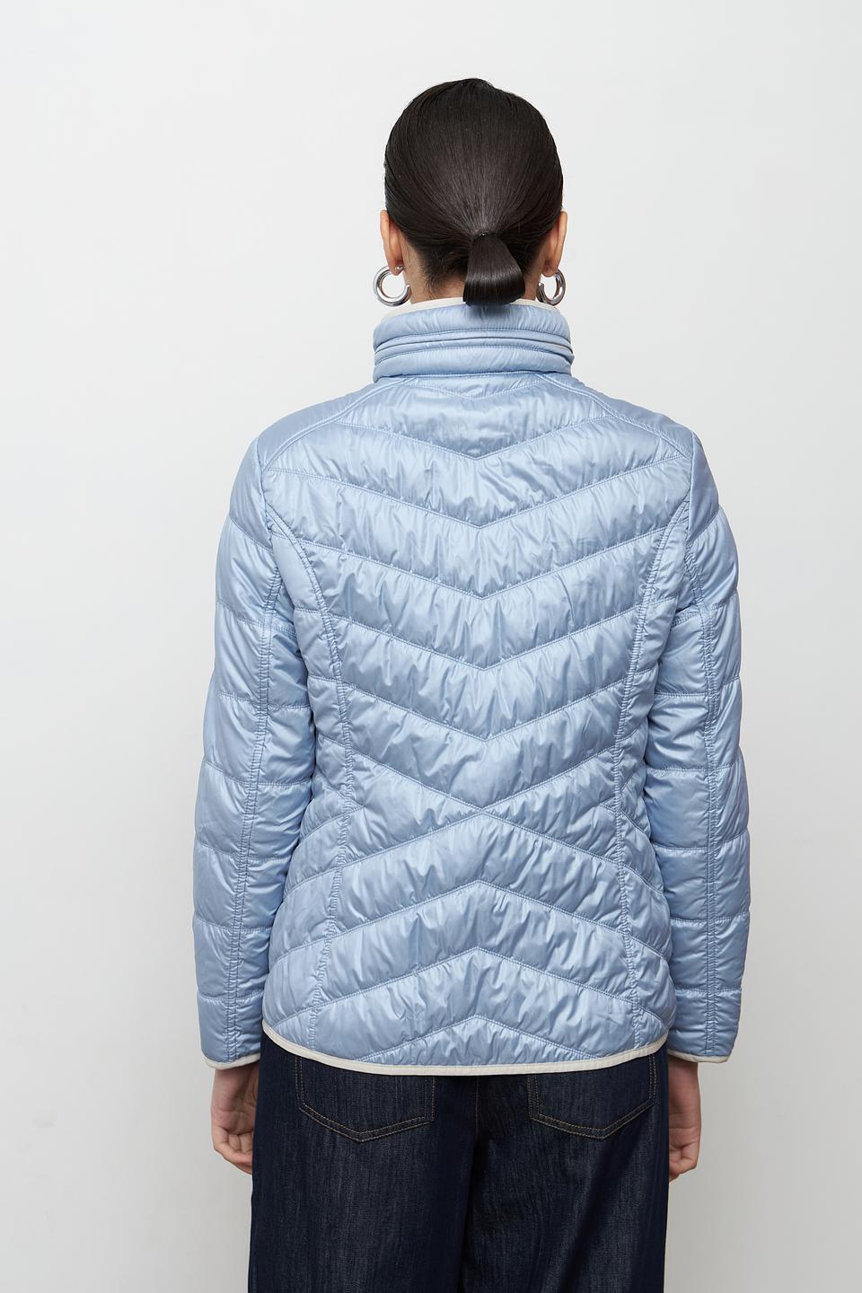 Куртка Lebek стеганая голубая