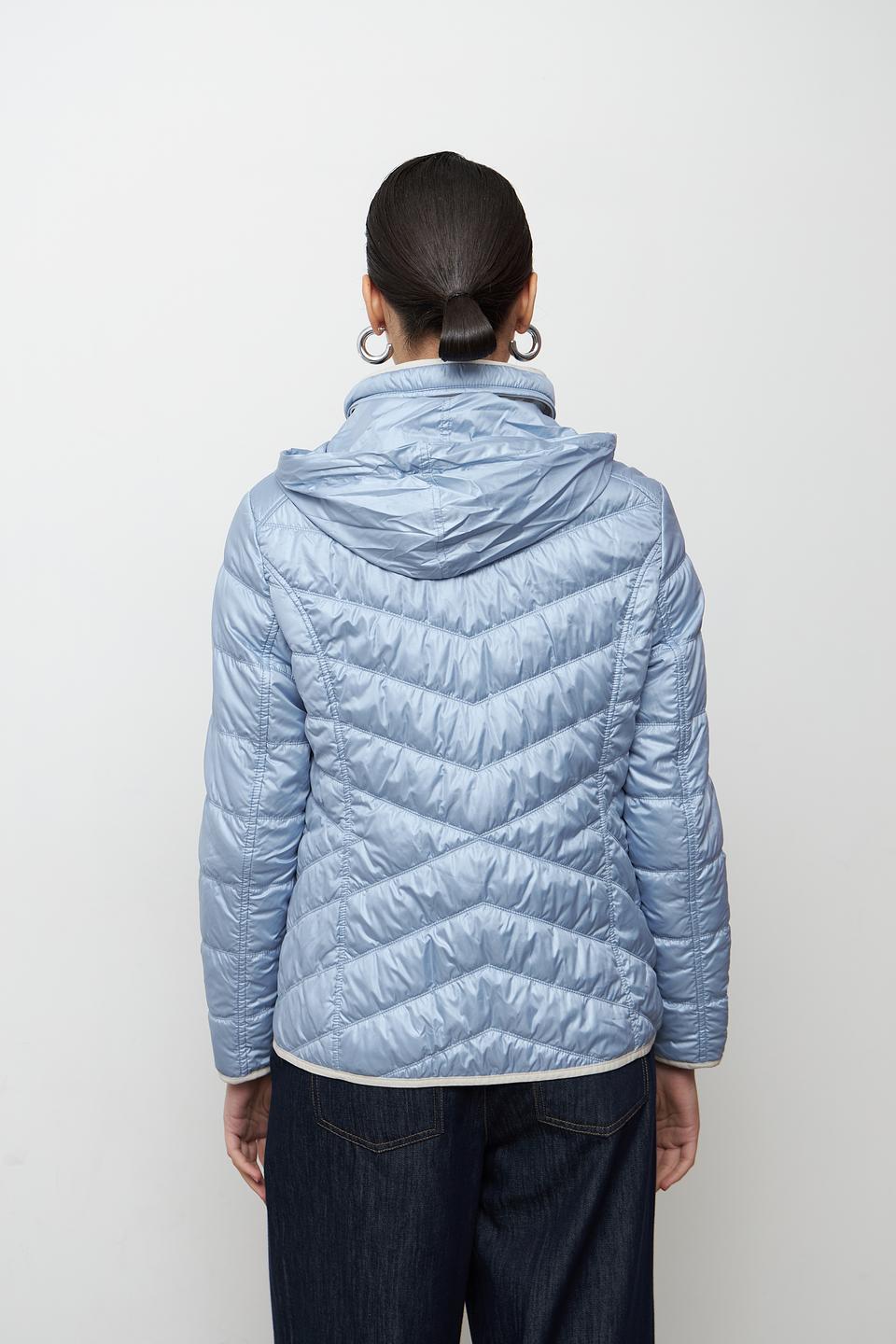 Куртка Lebek стеганая голубая