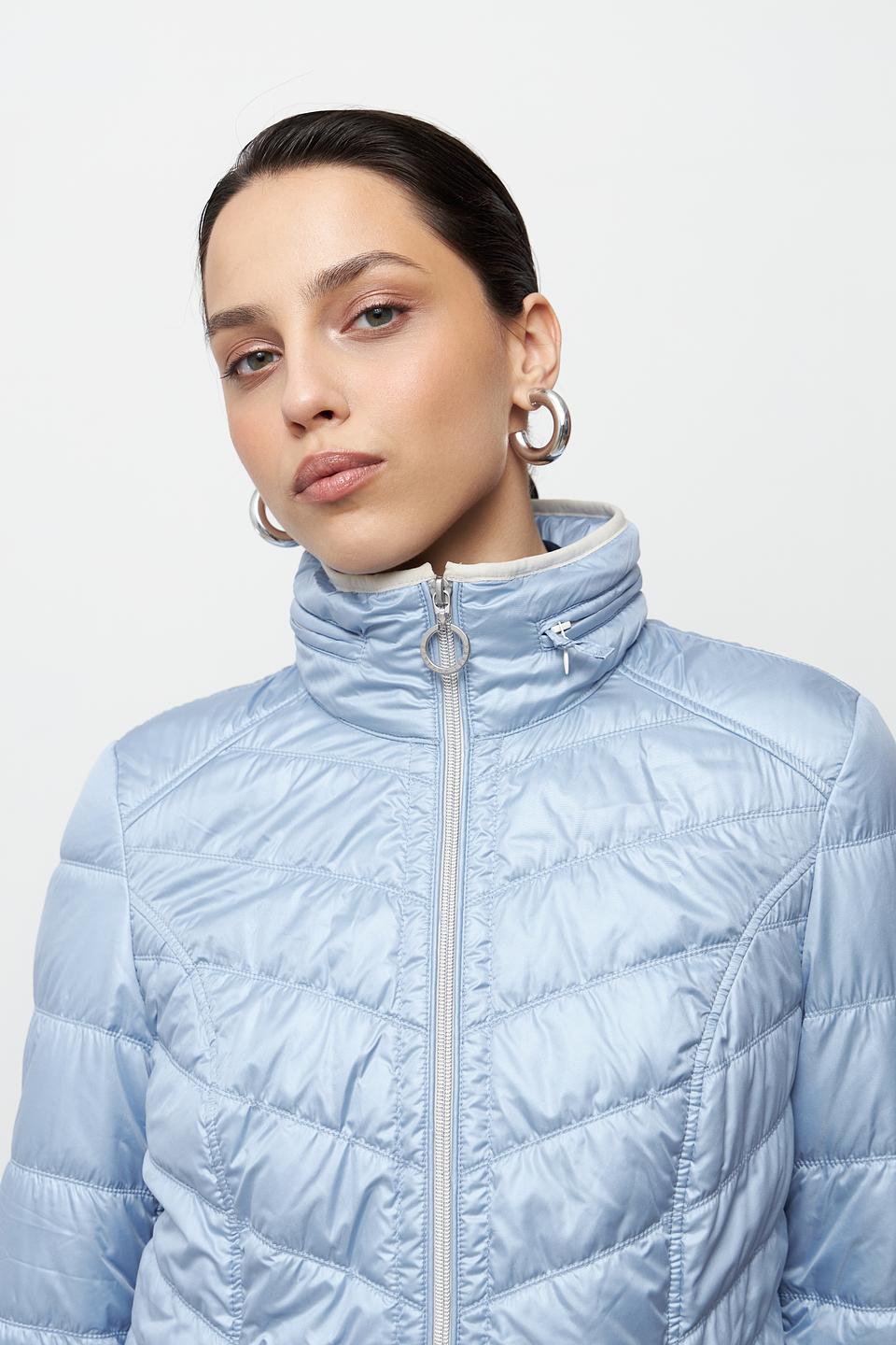 Куртка Lebek стеганая голубая