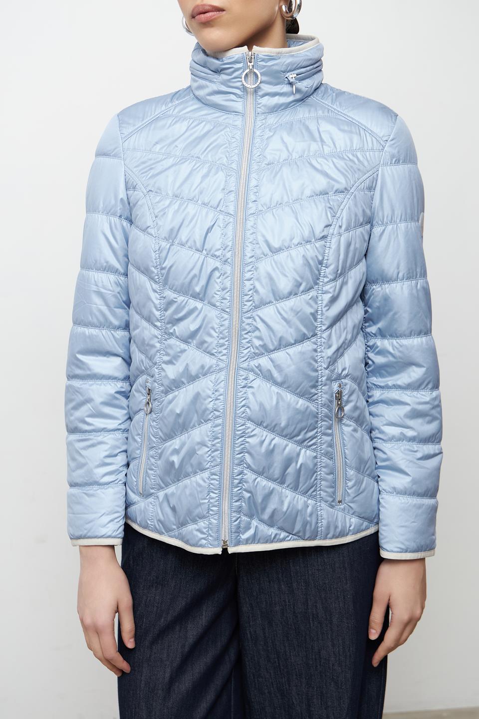 Куртка Lebek стеганая голубая