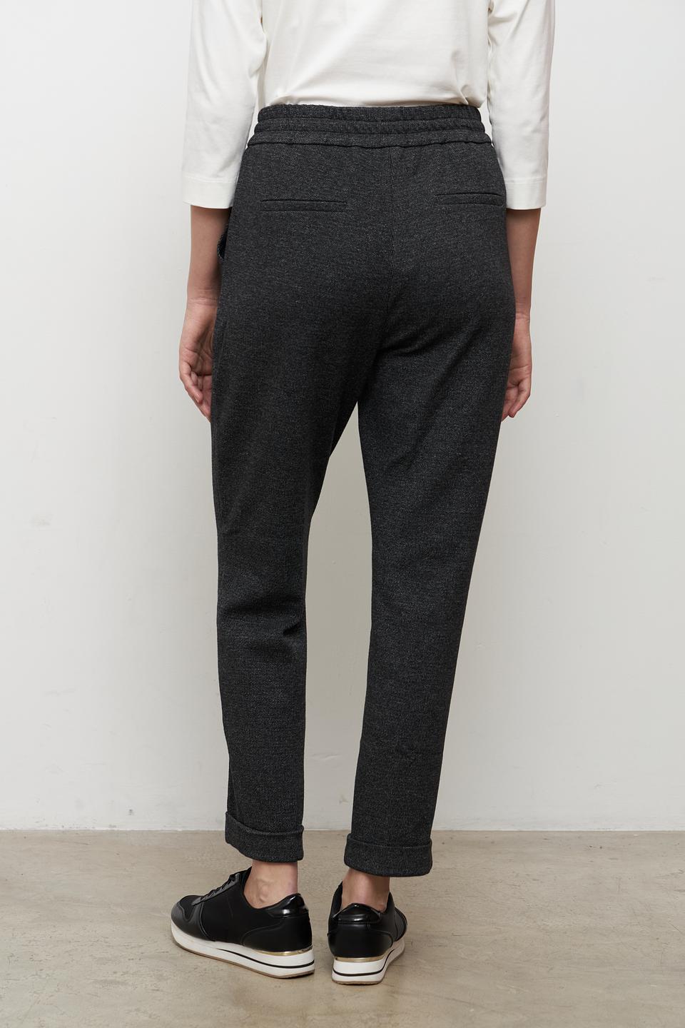 Брюки Betty and Co серые с манжетами