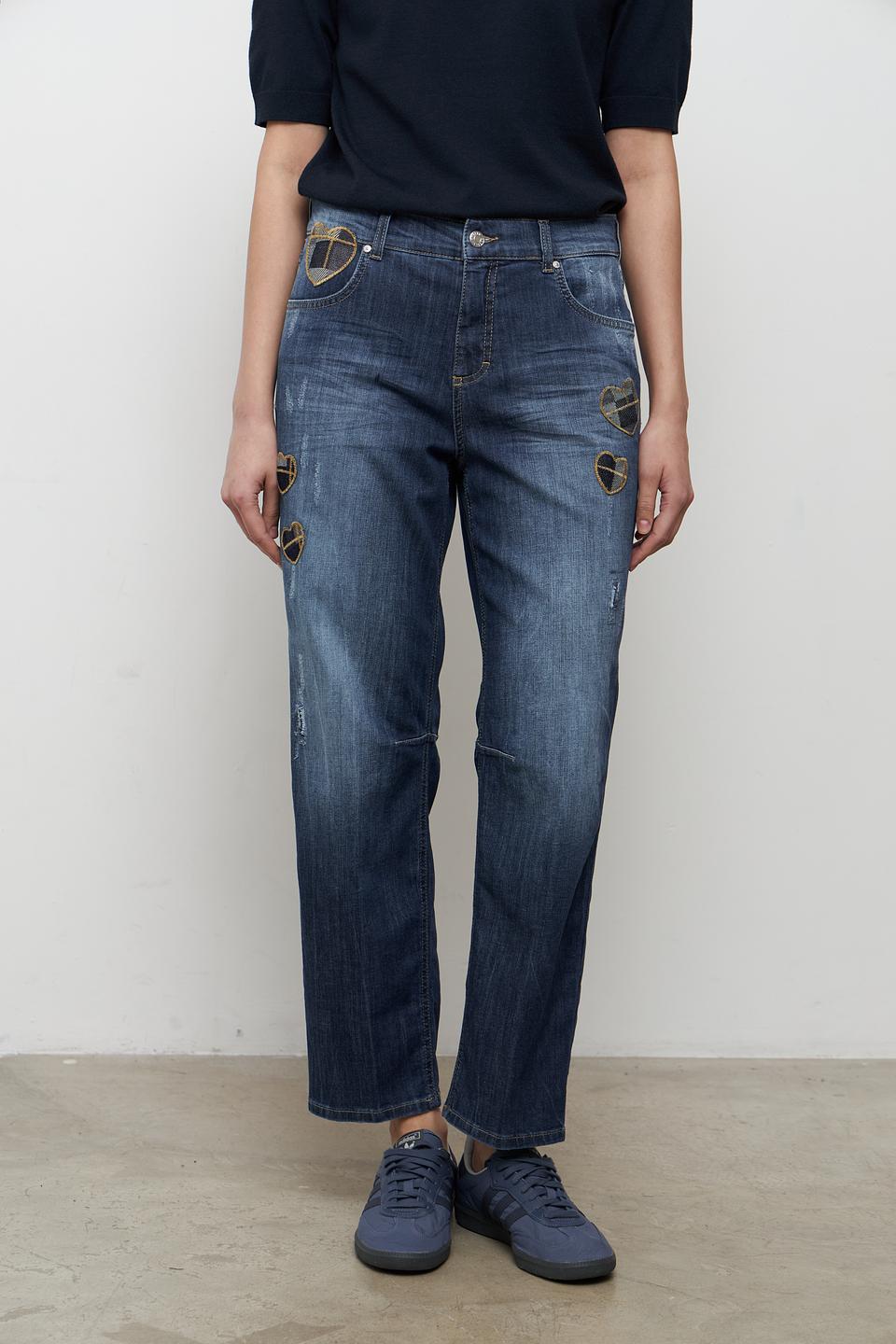 Джинсы Angels с аппликациями