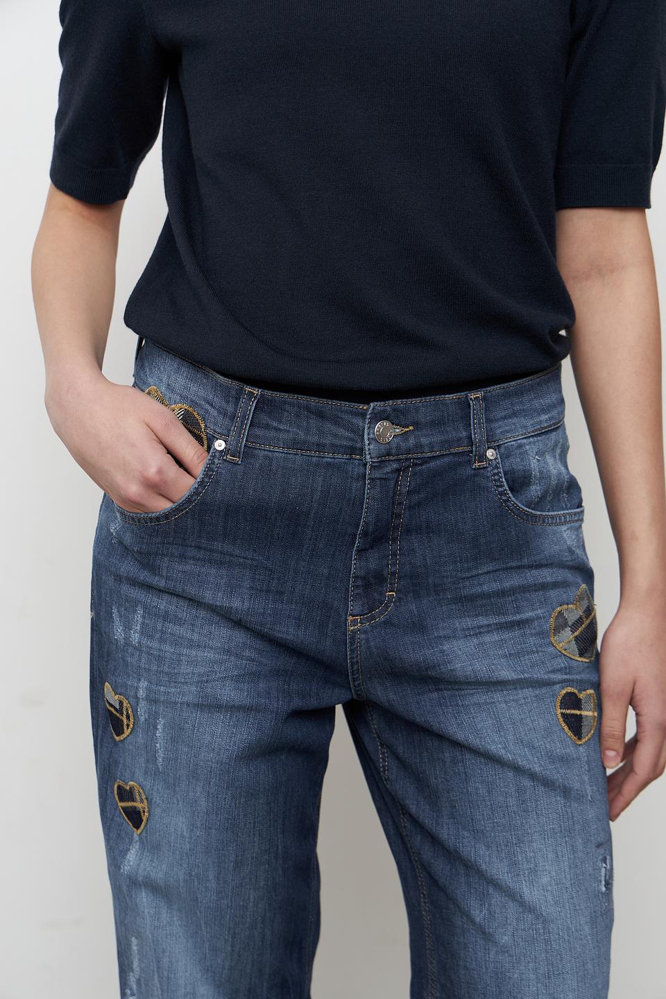 Джинсы Angels с аппликациями