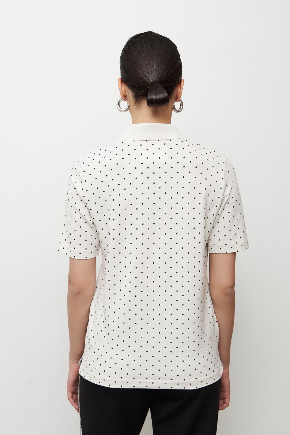 Поло Clarina в горошек