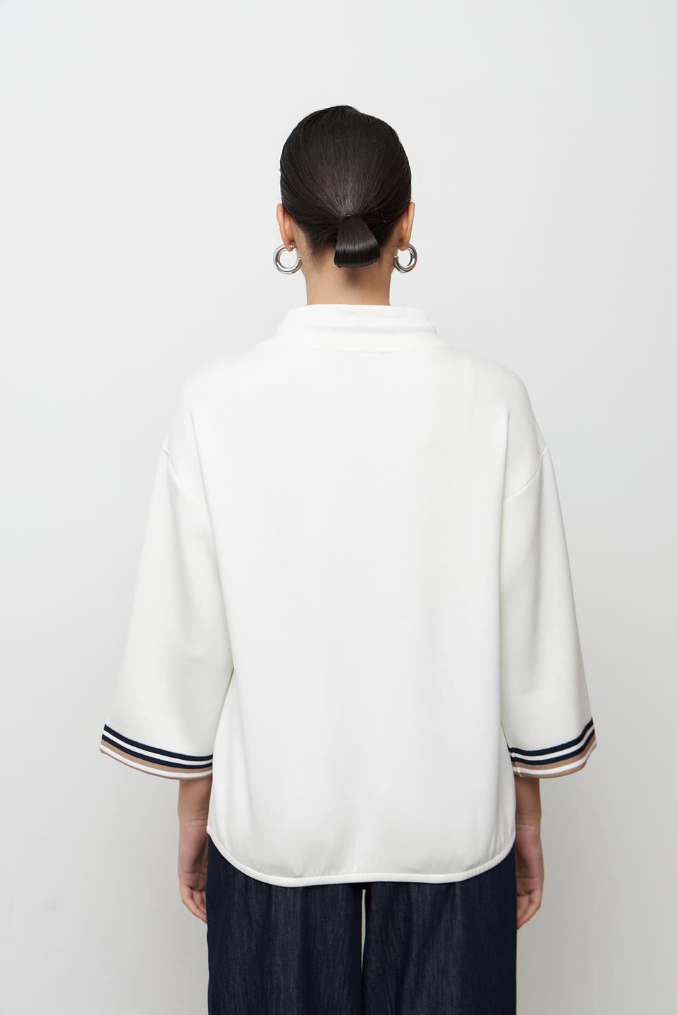 Пуловер Betty Barclay с принтом белый