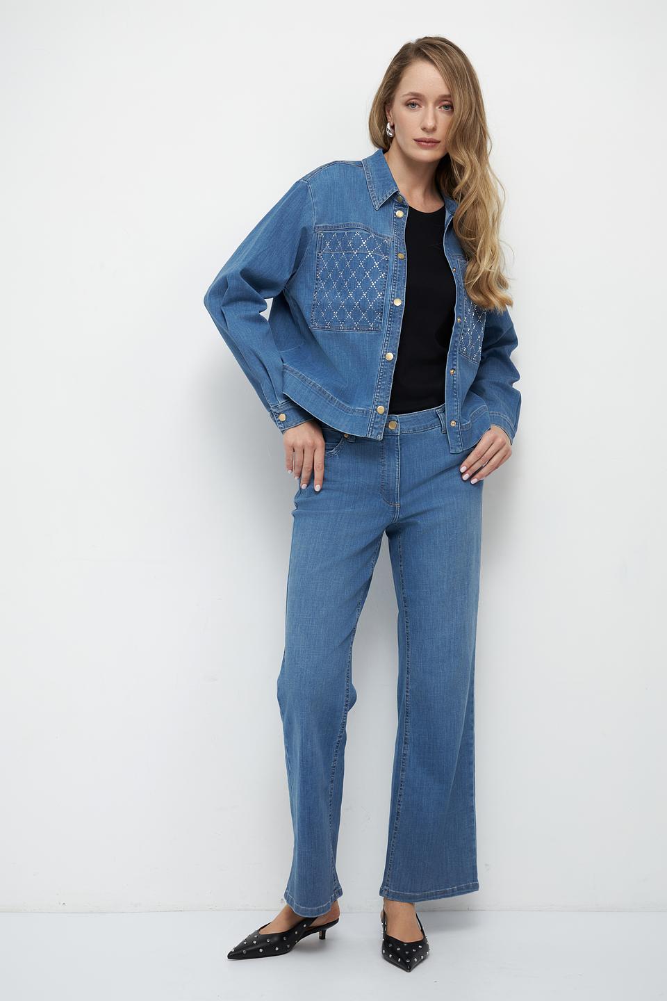 Джинсы Betty Barclay клеш голубой