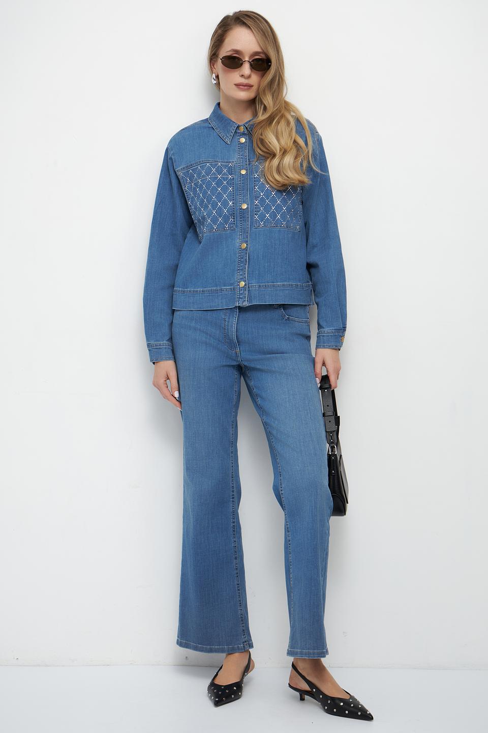 Джинсы Betty Barclay клеш голубой