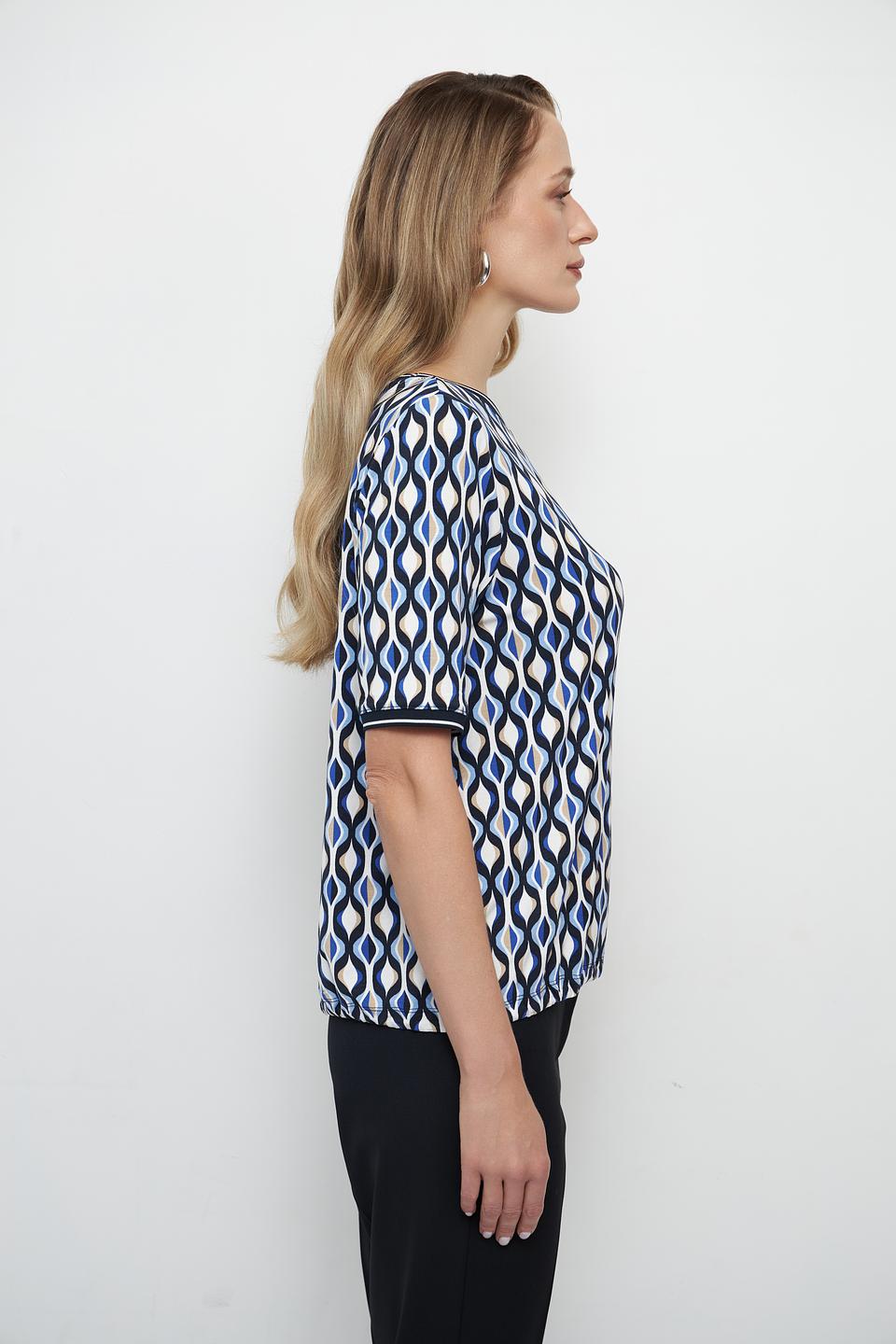 Блуза Betty Barclay с геометрическим принтом