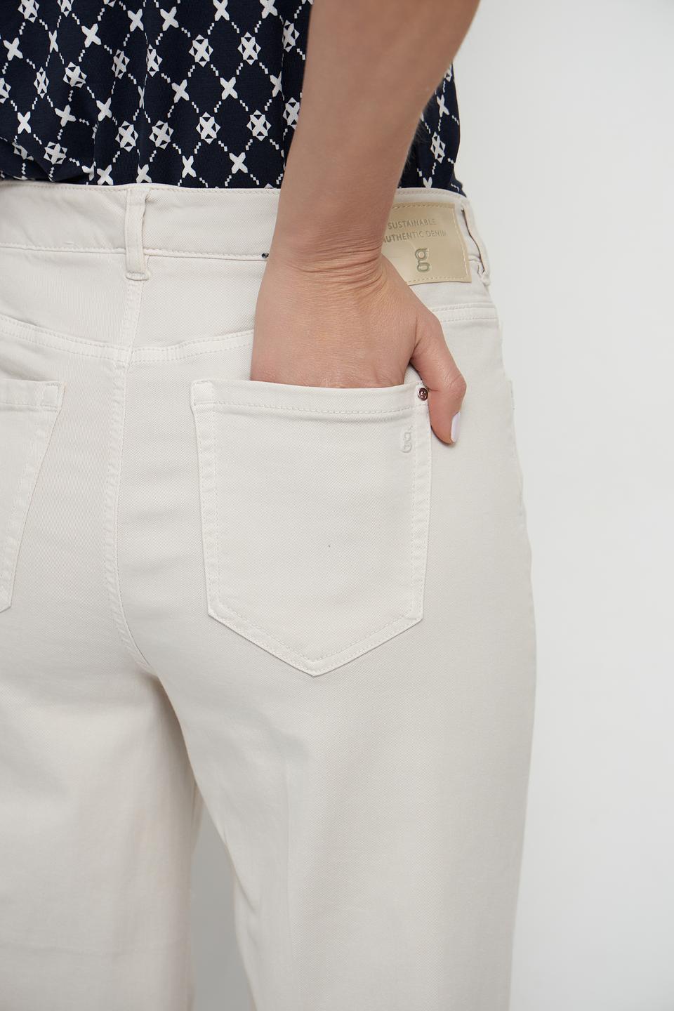 Брюки Gardeur бежевые палаццо