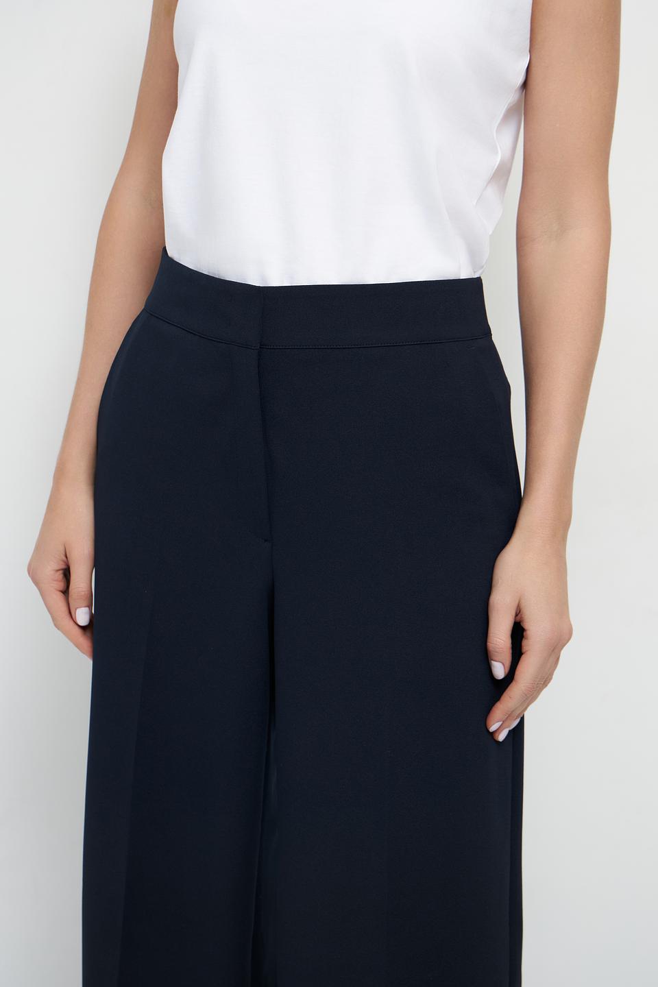 Брюки Betty Barclay палаццо тёмно-синие