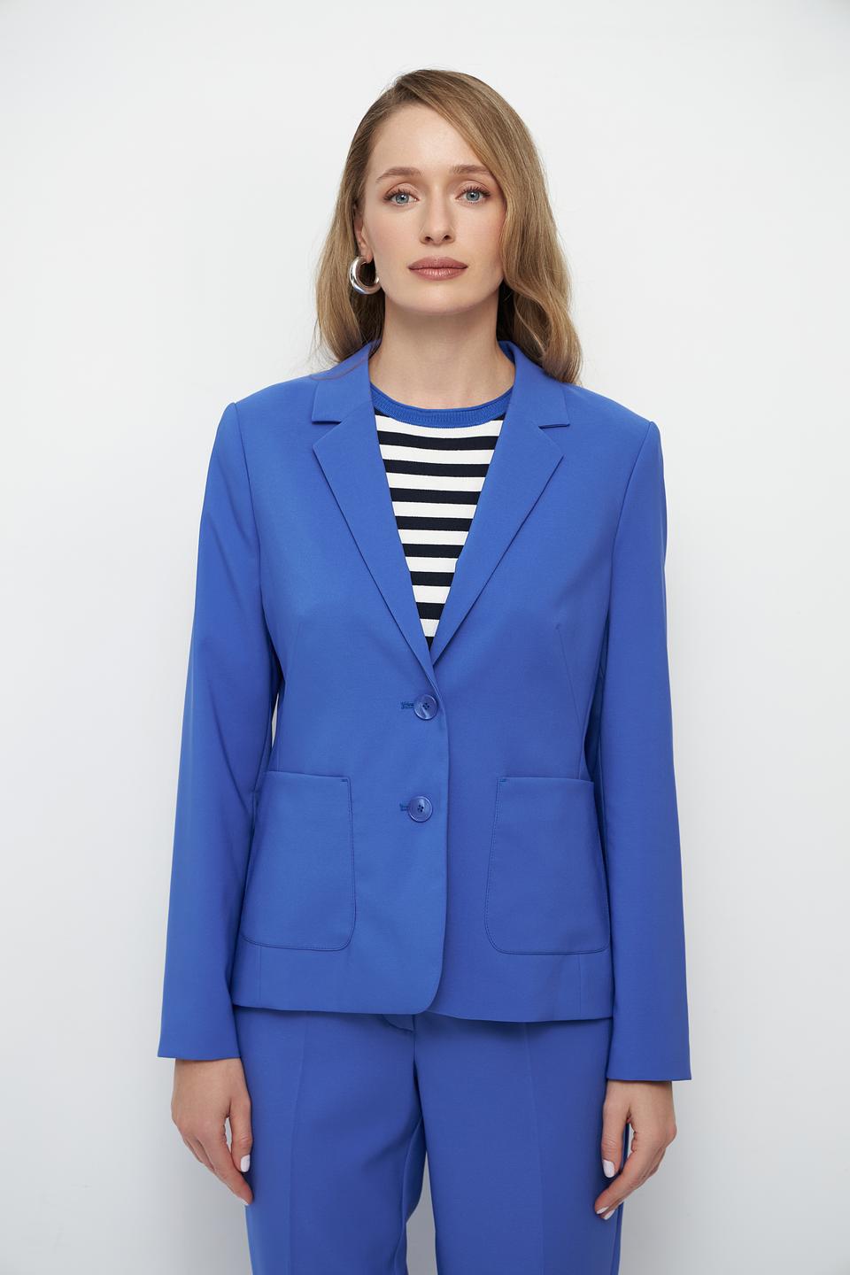 Жакет Betty Barclay синий приталенный