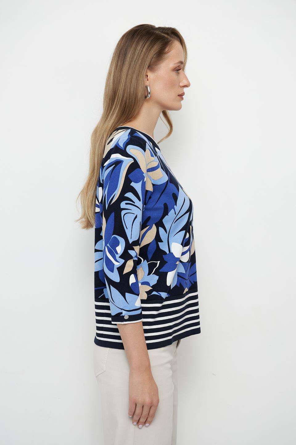 Пуловер Betty Barclay с цветочным принтом