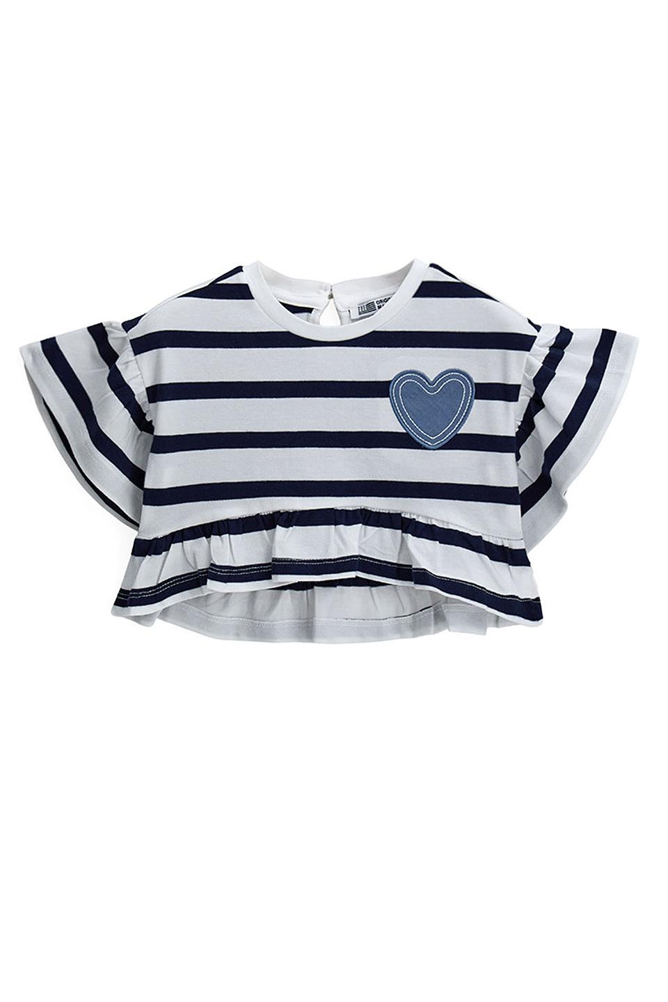 Футболка Original Marines в полоску с сердцем