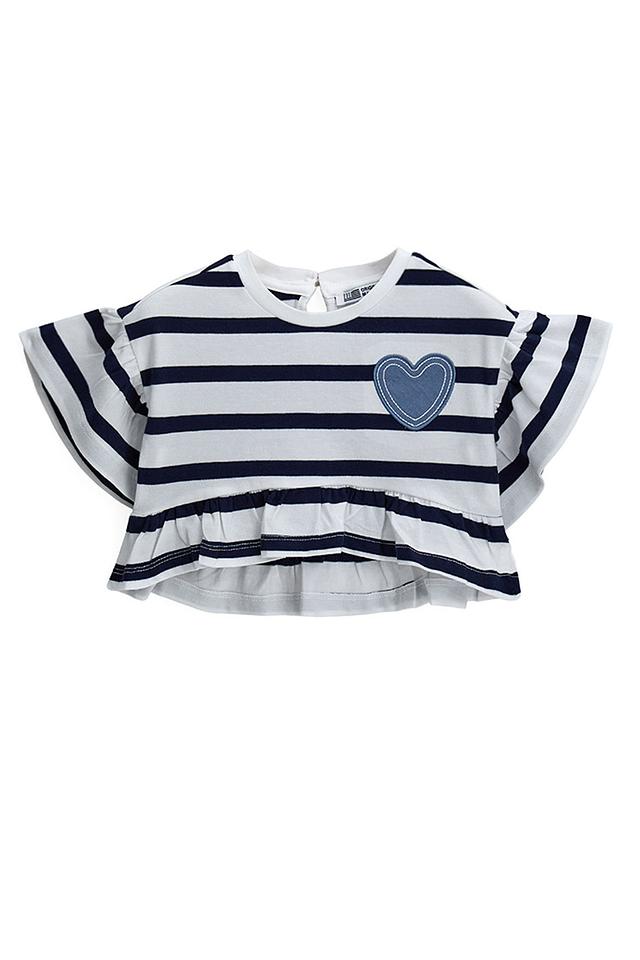 Футболка Original Marines в полоску с сердцем