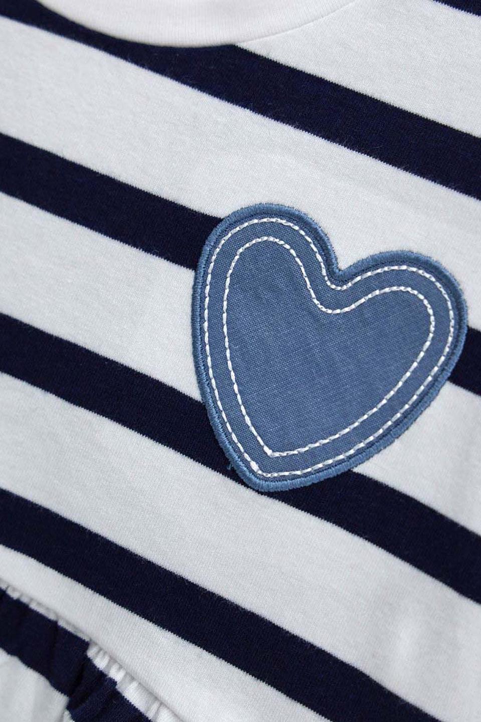Футболка Original Marines в полоску с сердцем