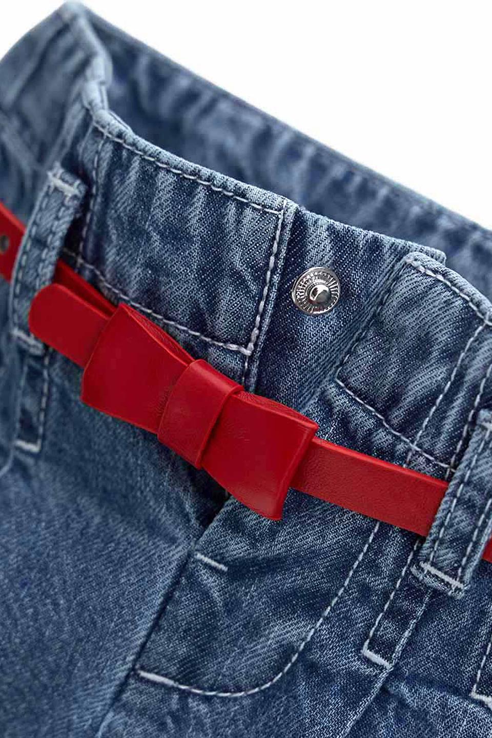 Джинсовые шорты Original Marines с поясом