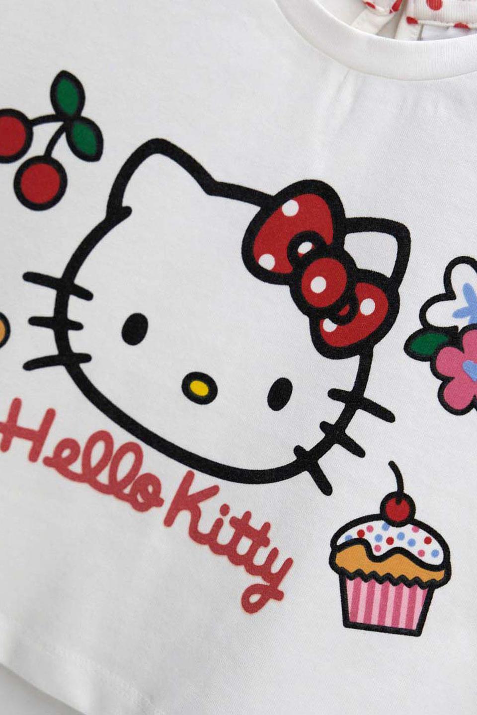 Футболка Original Marines Hello Kitty белый