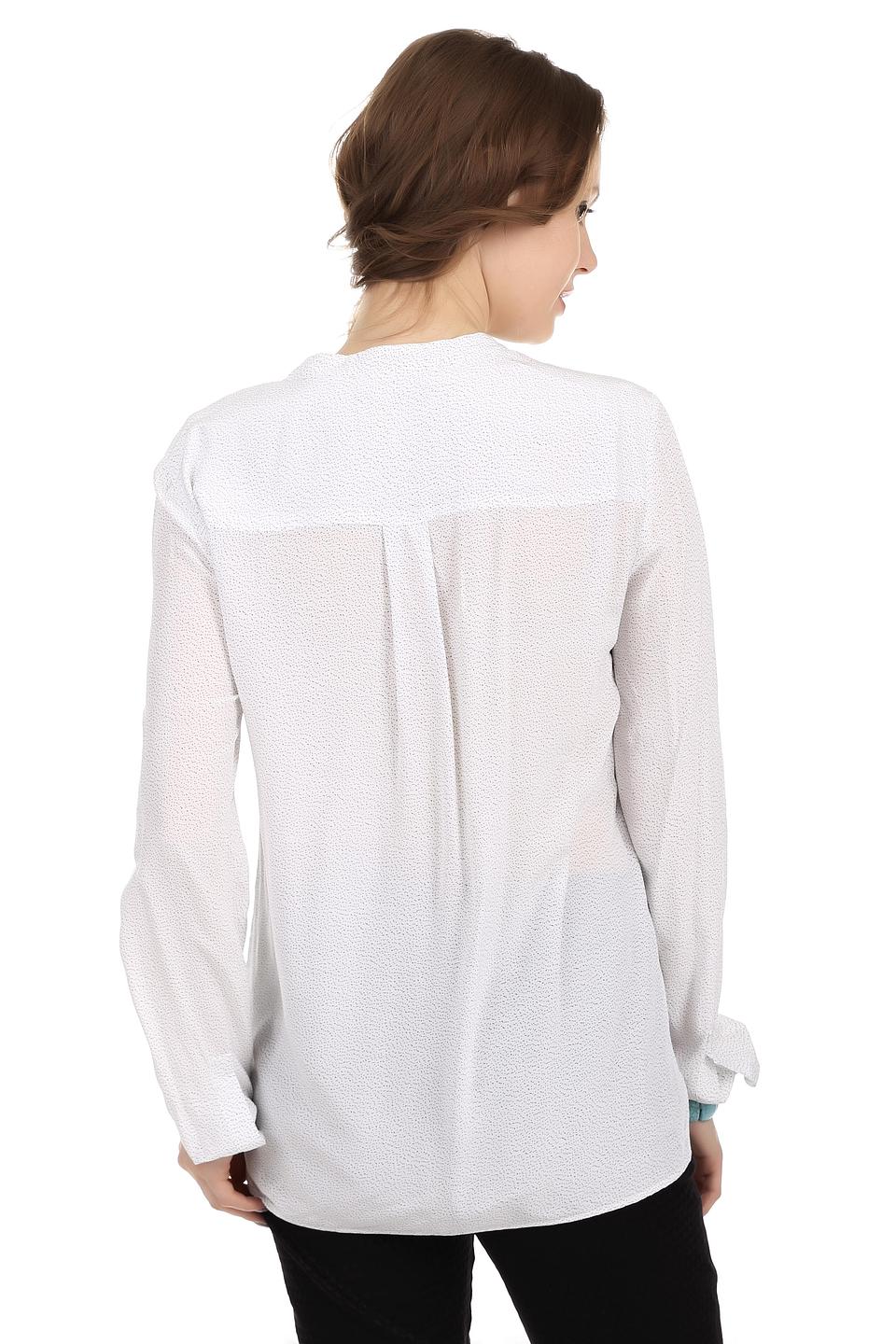 Блуза Oui с вышивкой белый