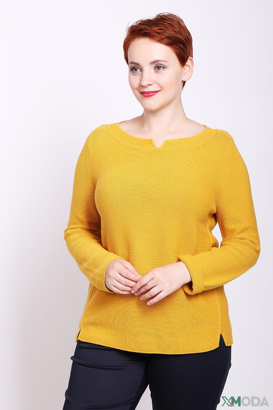 Пуловер Via Appia горчичный