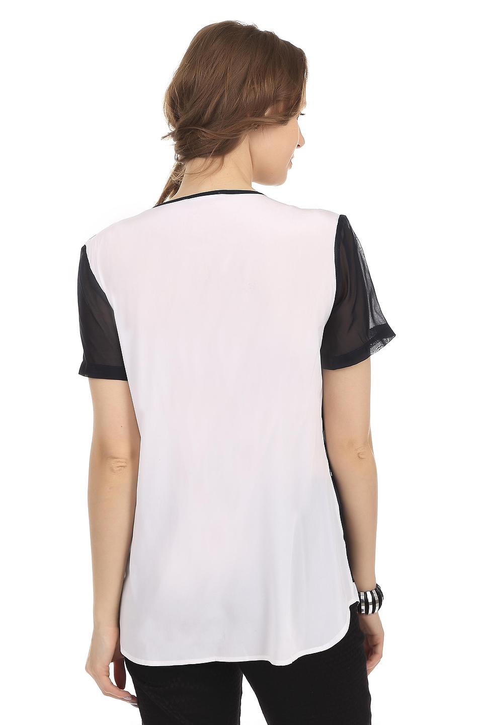 Блуза Tuzzi с кружевом черная