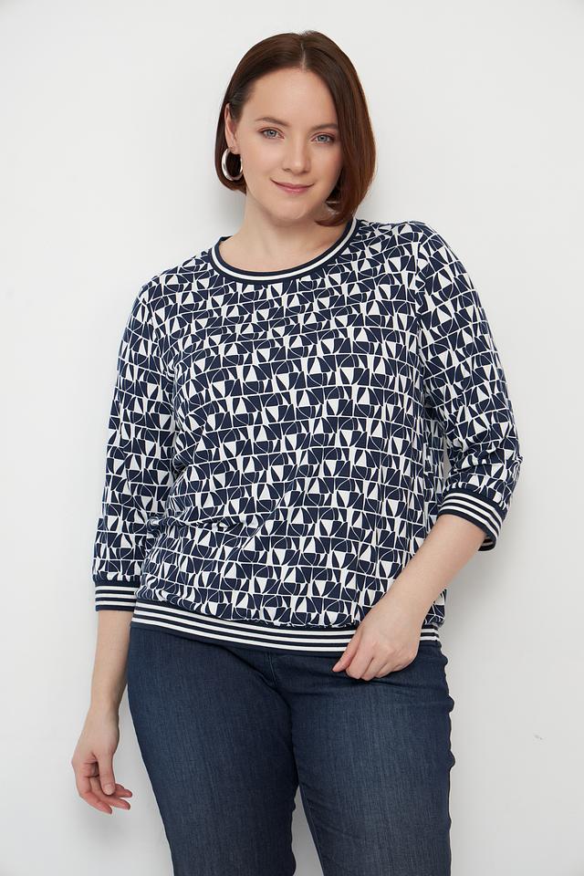 Блуза Olsen с геометрическим принтом