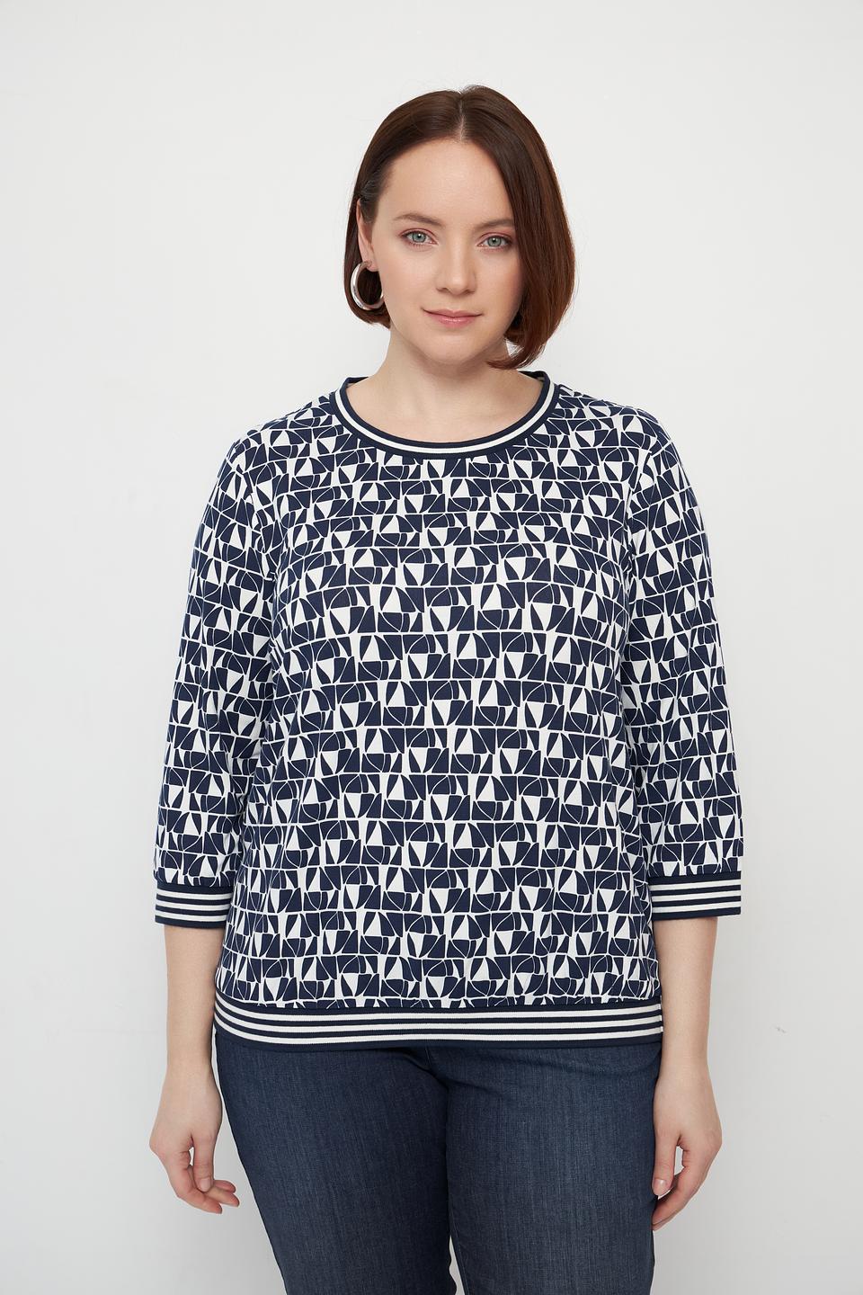 Блуза Olsen с геометрическим принтом
