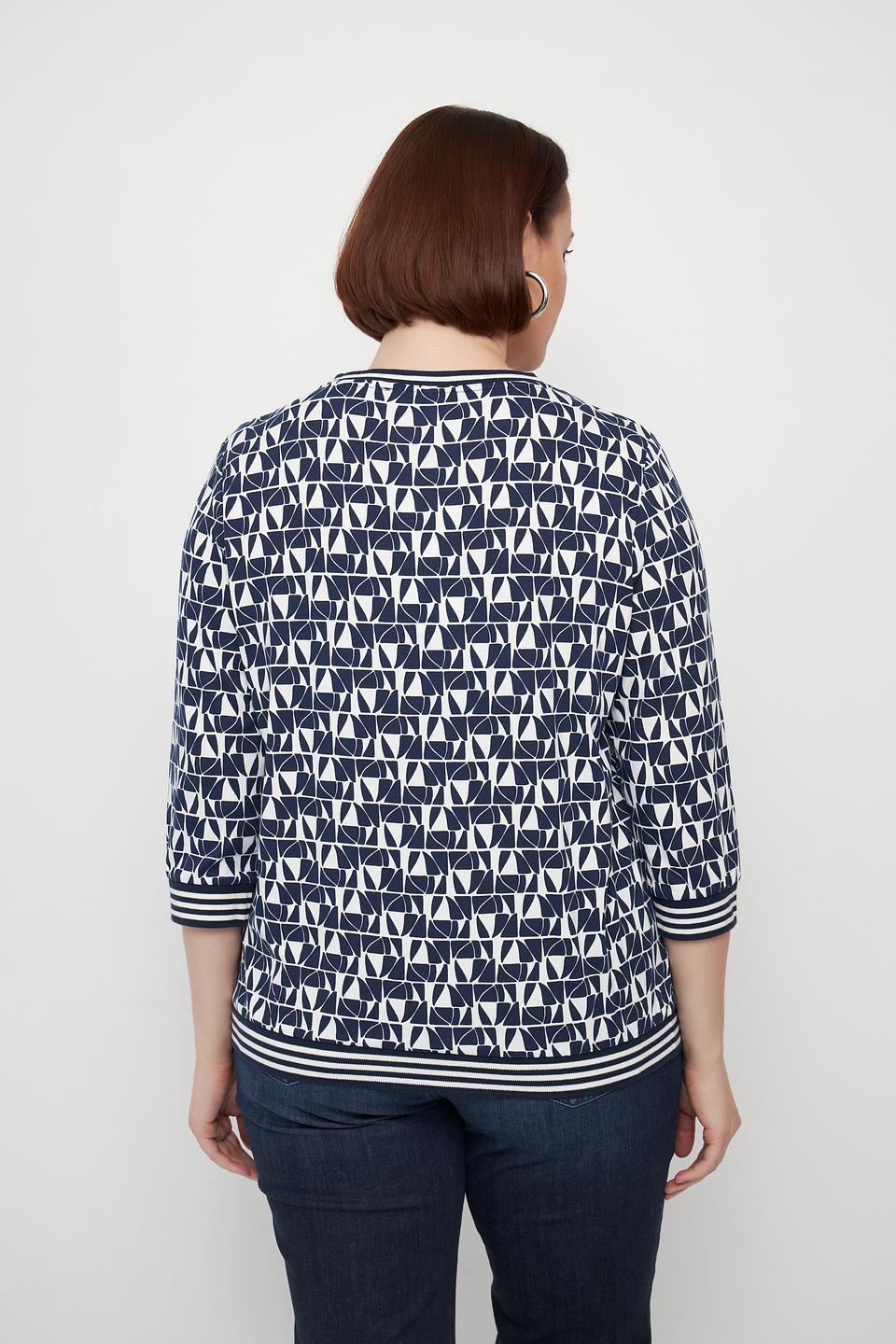 Блуза Olsen с геометрическим принтом