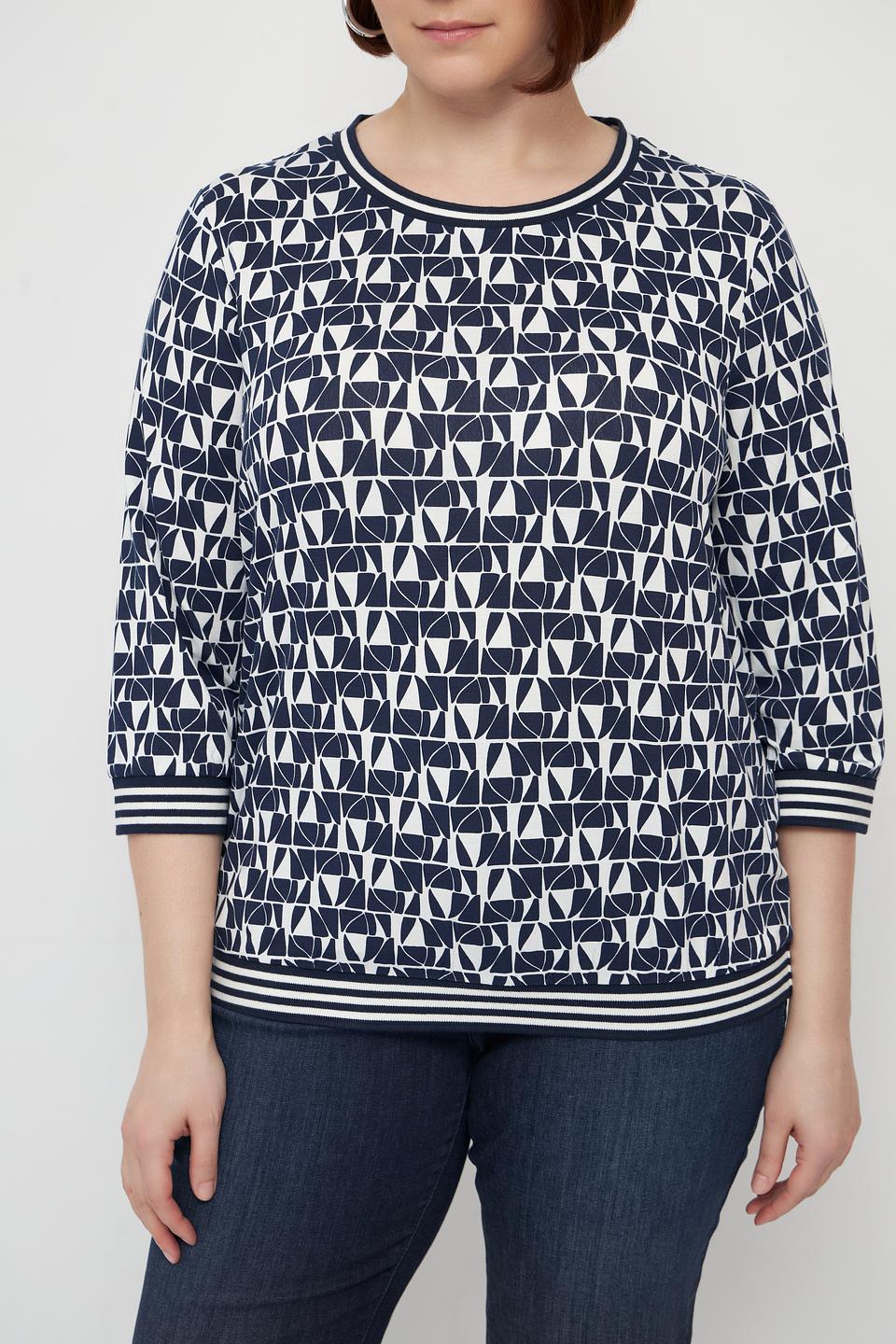 Блуза Olsen с геометрическим принтом