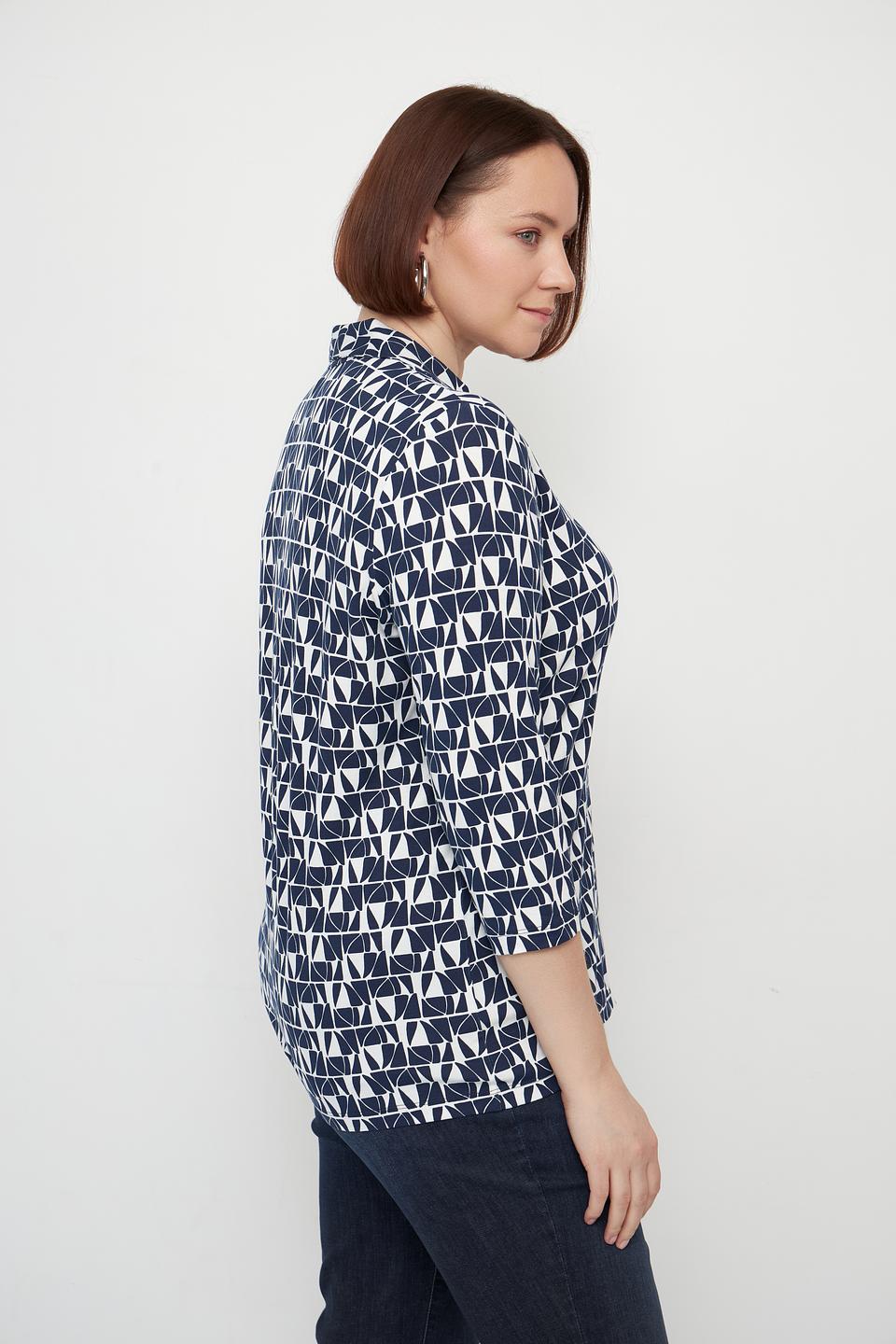 Блуза Olsen с геометрическим принтом