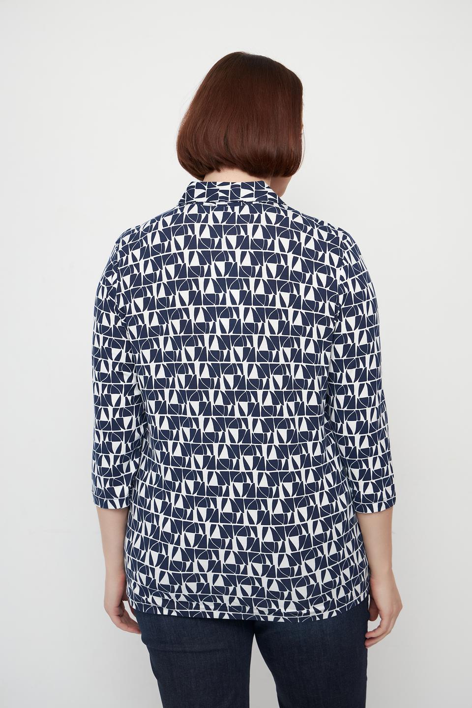Блуза Olsen с геометрическим принтом