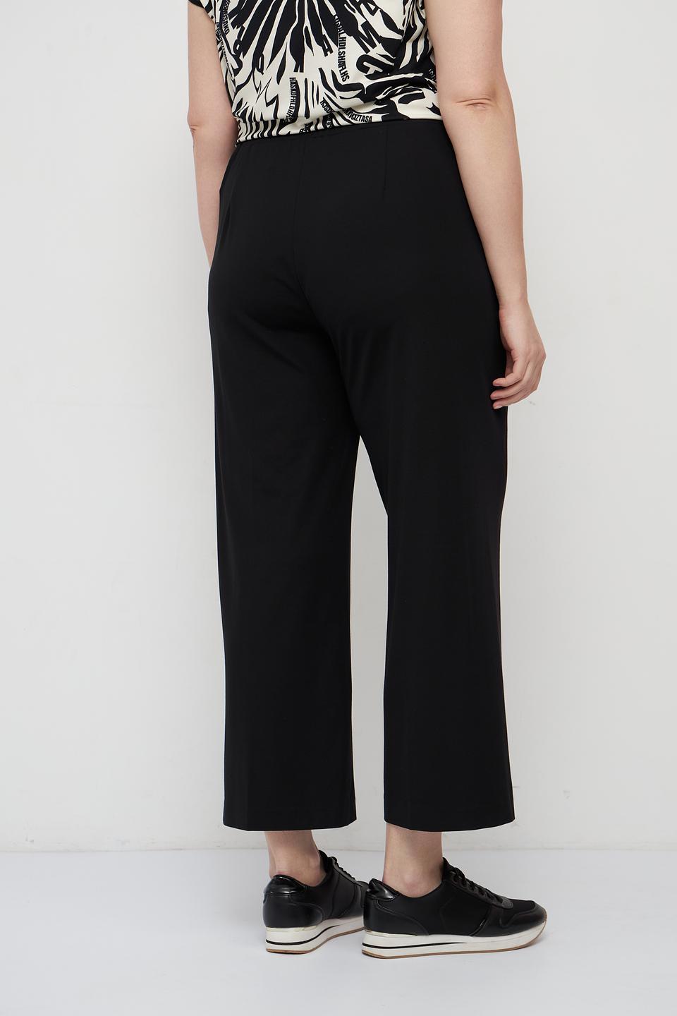 Брюки Gaia палаццо чёрные