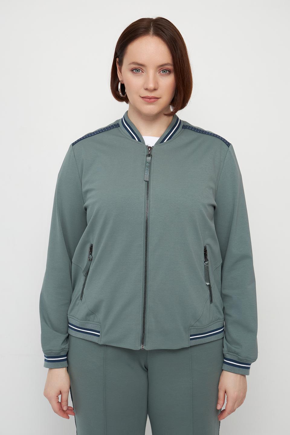 Жакет Olsen оверсайз хаки