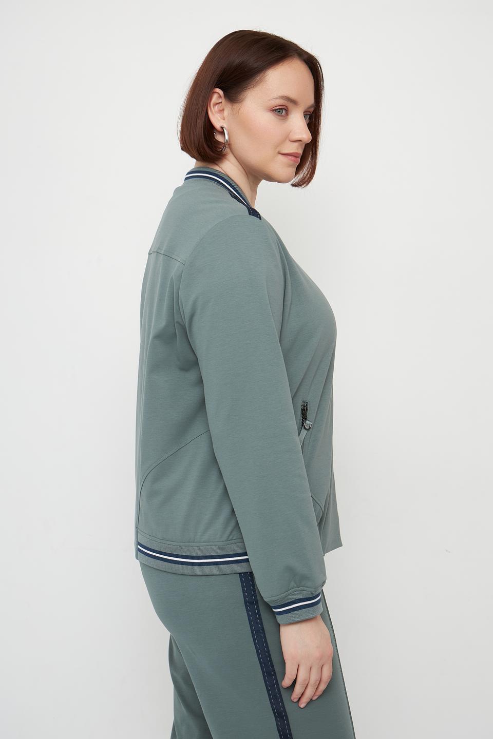 Жакет Olsen оверсайз хаки