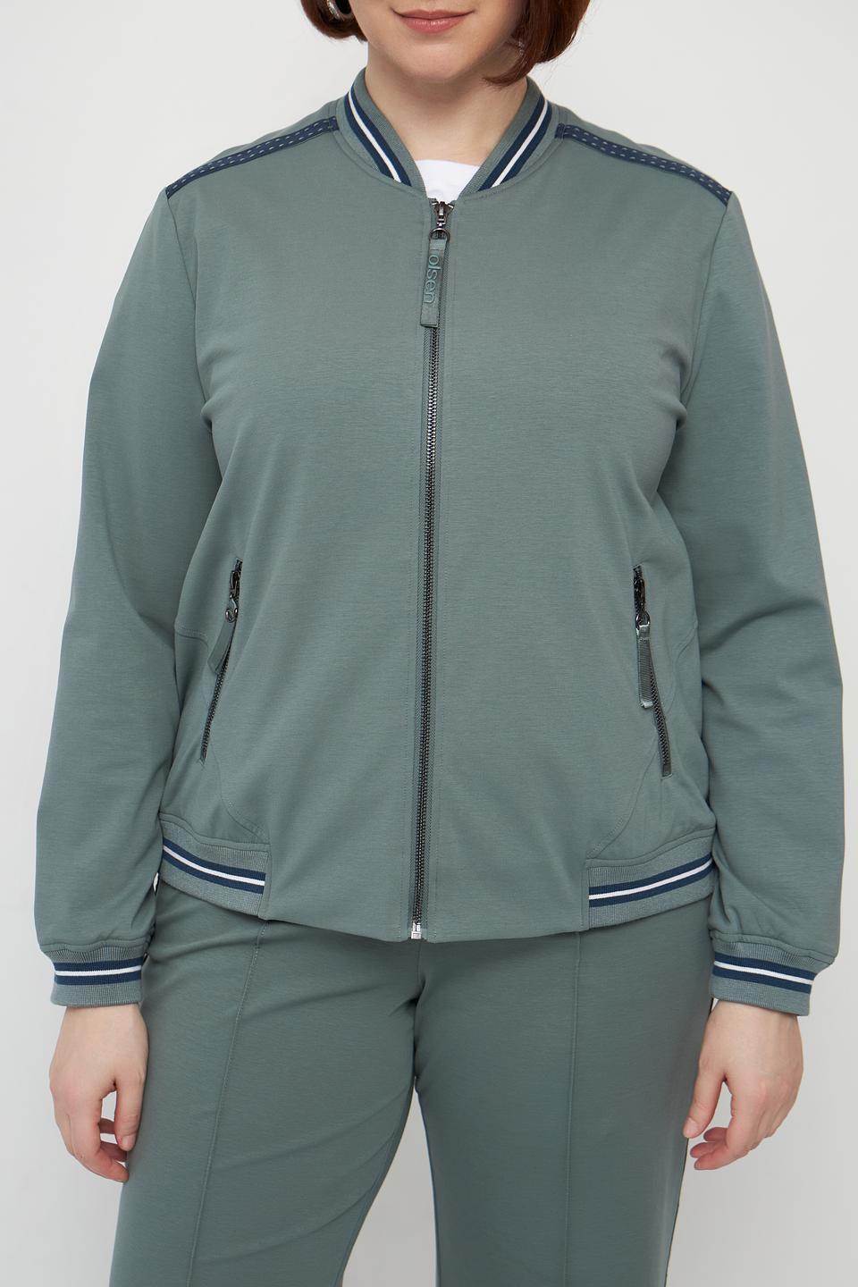 Жакет Olsen оверсайз хаки