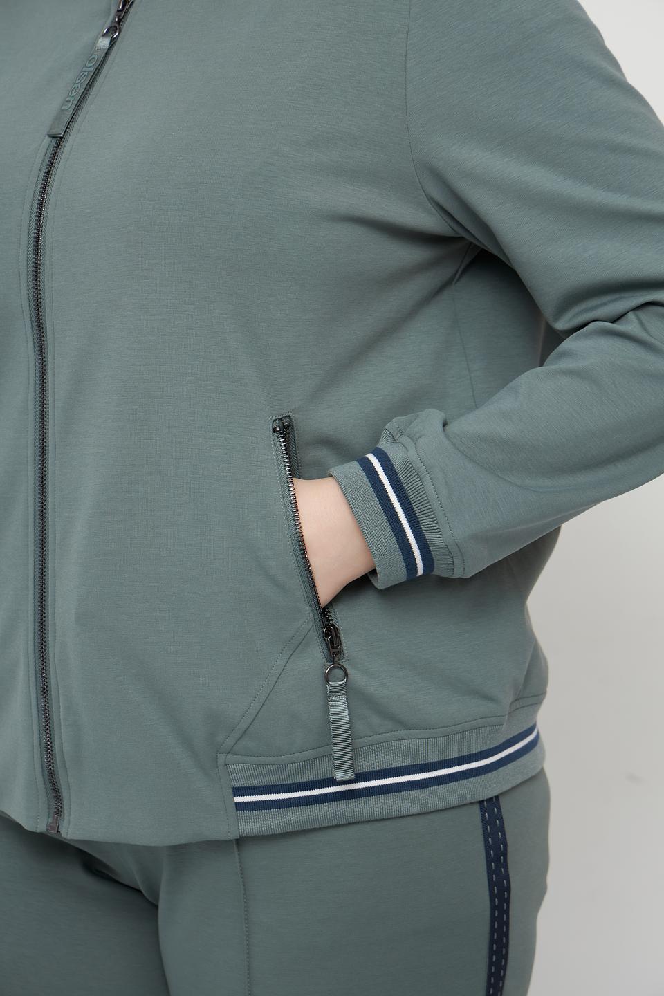 Жакет Olsen оверсайз хаки