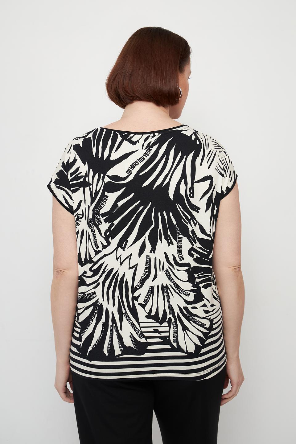 Футболка Lebek с принтом