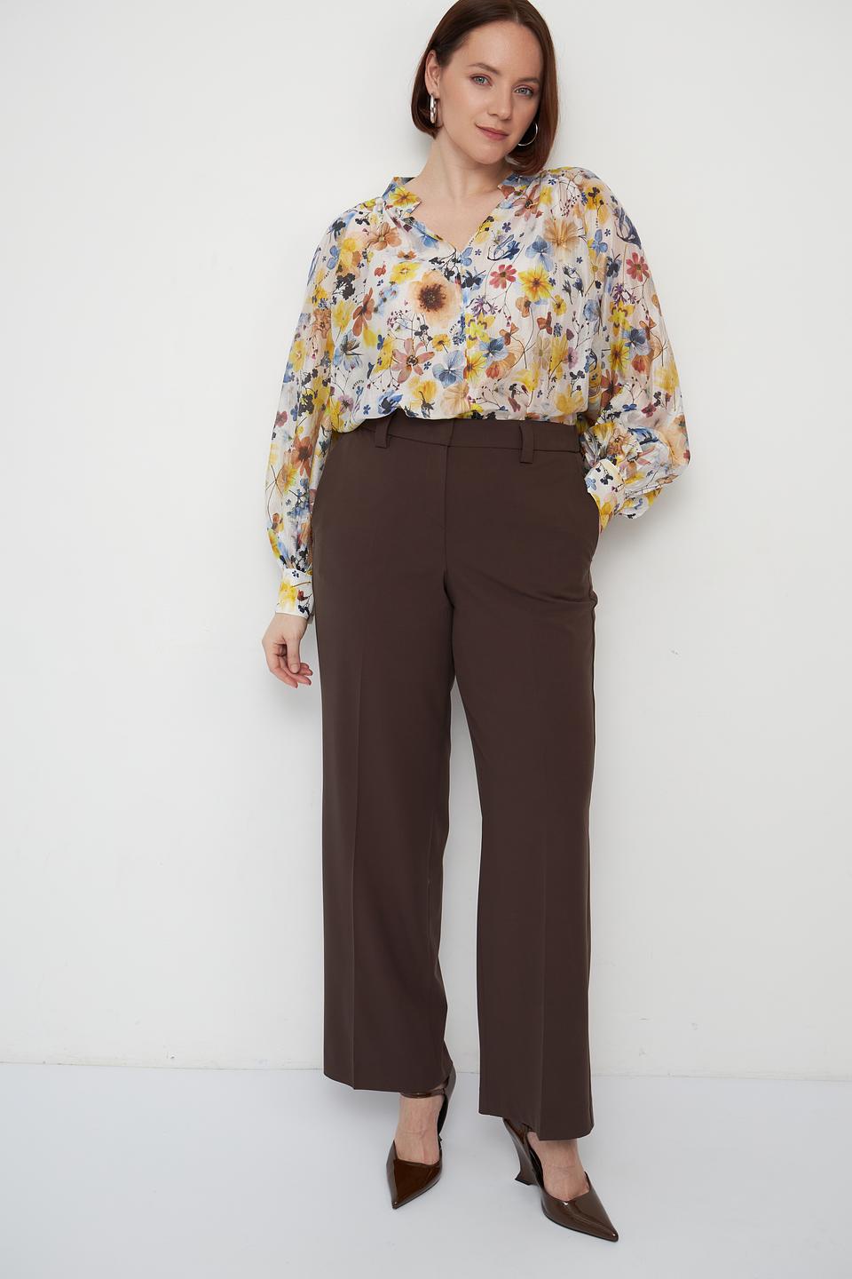 Брюки Gardeur коричневые прямые