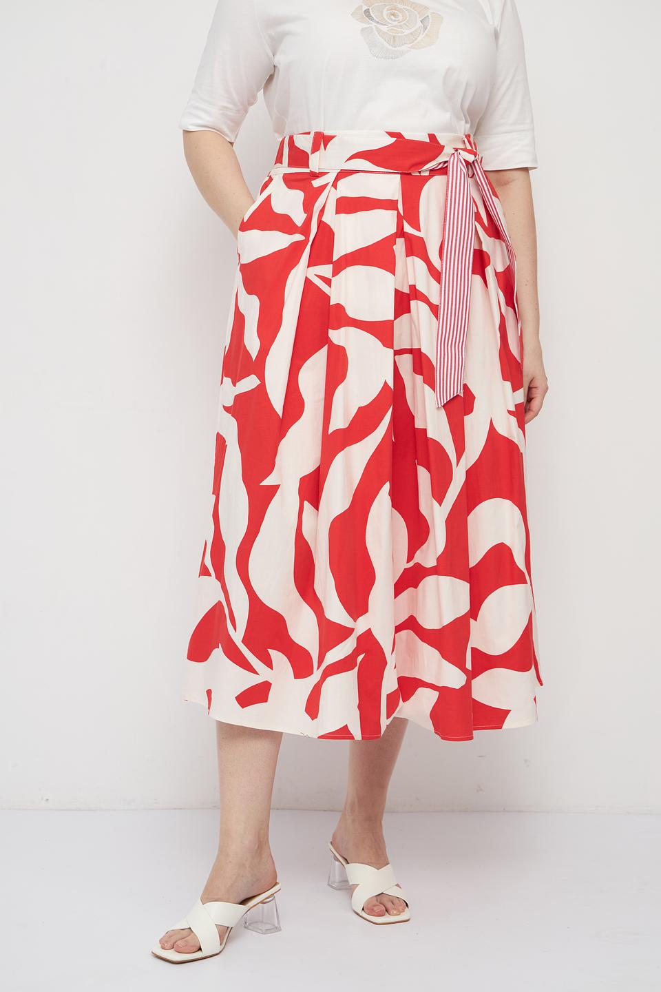 Юбка MORE and MORE с цветочным принтом