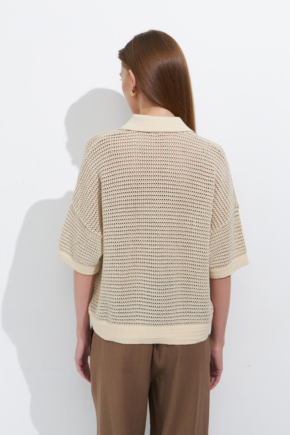 Пуловер Marc Aurel с воротником-поло