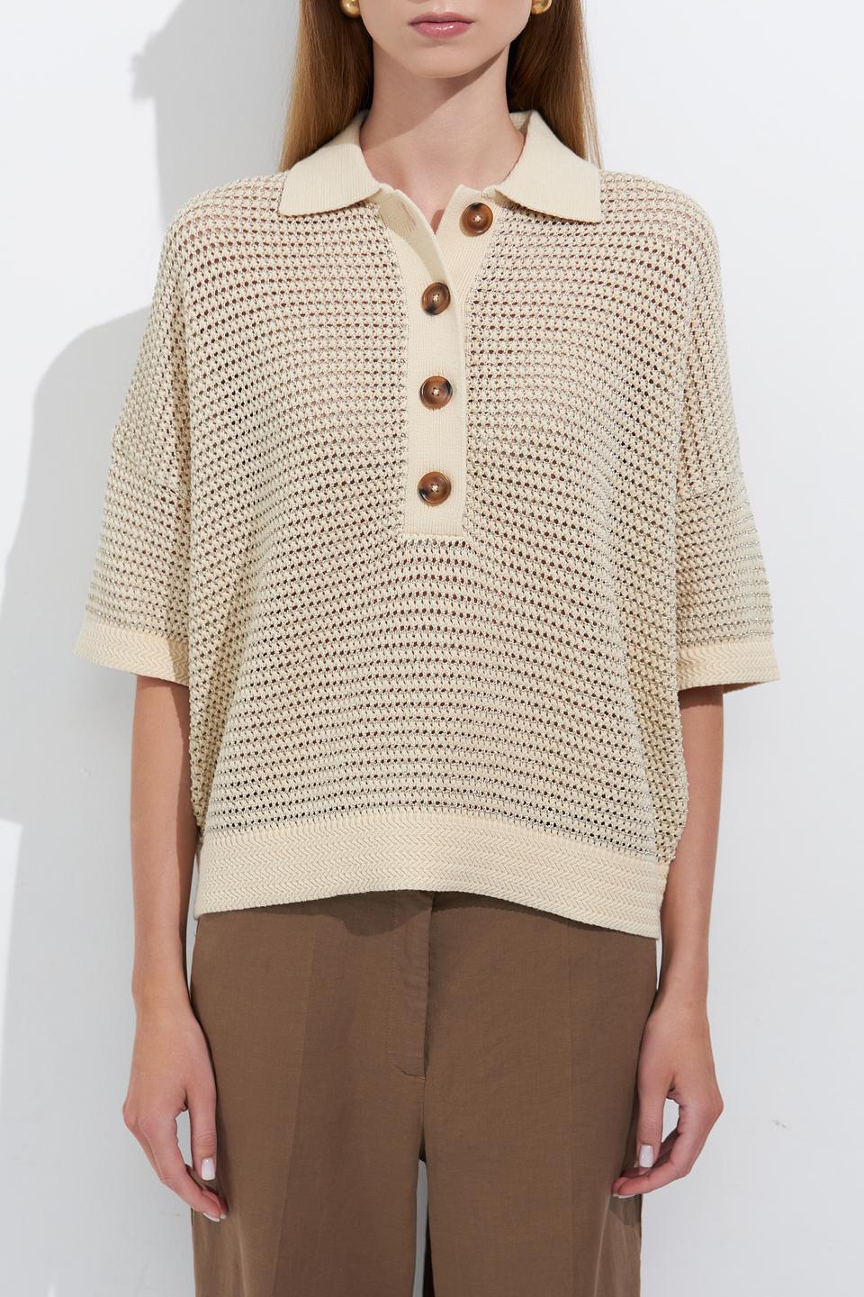 Пуловер Marc Aurel с воротником-поло