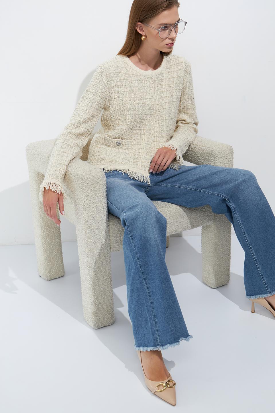 Жакет Marc Aurel с бахромой