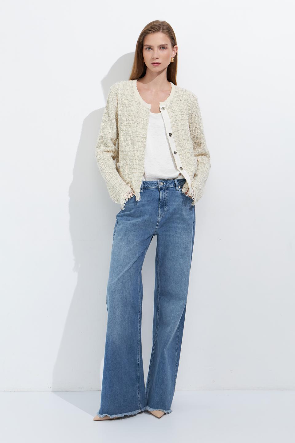 Жакет Marc Aurel с бахромой