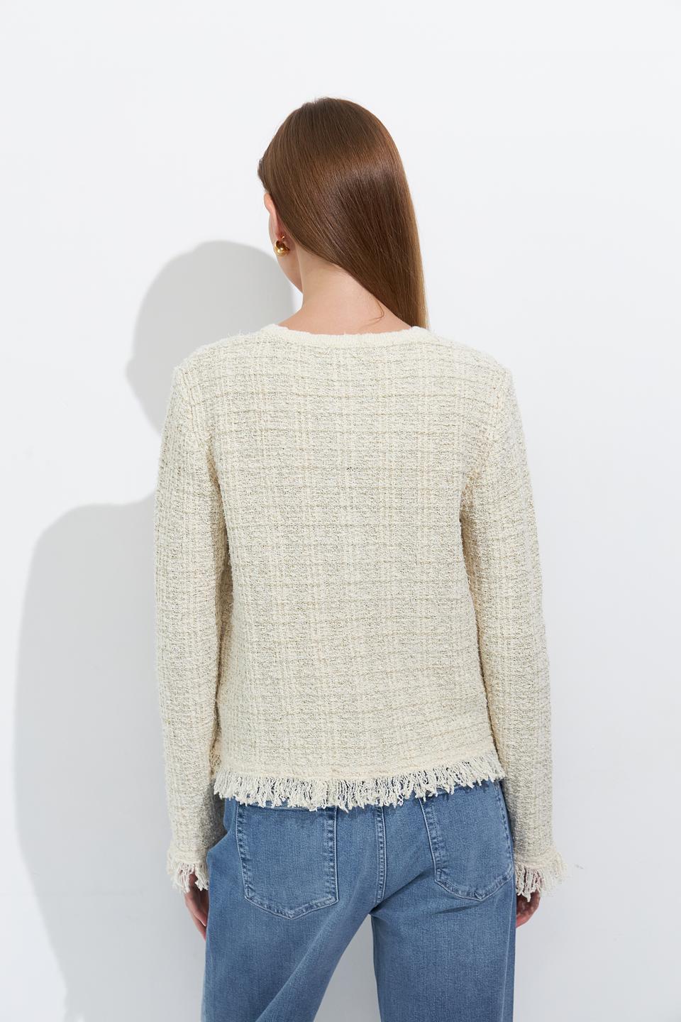 Жакет Marc Aurel с бахромой